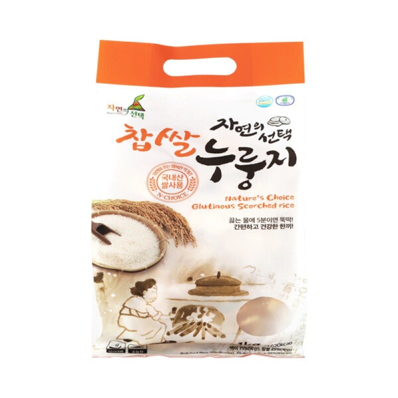 엔초이스,자연의선택 찹쌀누룽지 1kg