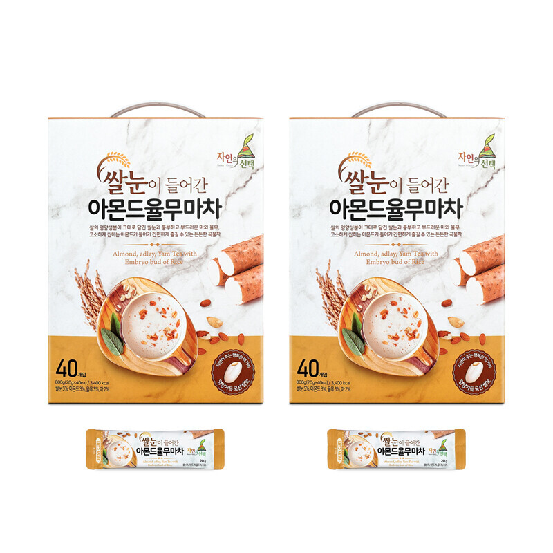 강원더몰,(라이브특가)쌀눈율무마차세트(800gx2개)